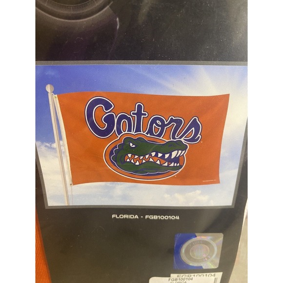Lot Of 5! University of‎ Florida UF Gators 3x5 Flag Banner New Orange and Blue - Picture 2 of 3